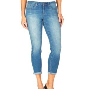 JESSICA SIMPSON ROLLED CROP SKINNY JEANS SIZE 8